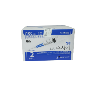 정림 일회용주사기 (D/Syringe) 2CC 26G (1/2inch)
