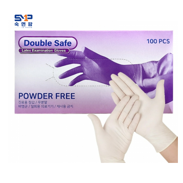 가주 진료용 라텍스 글러브 Powder free (50조)