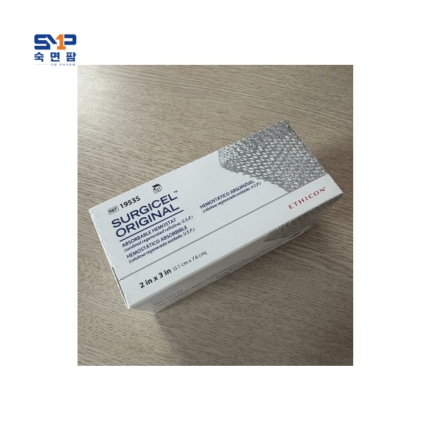surgicel original 써지셀 1953S 2*3 inch 1box(12EA)