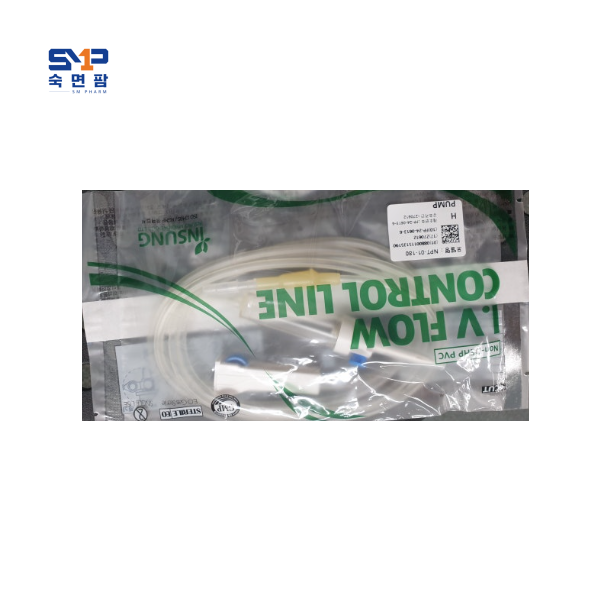 인성메디칼 수액세트 무침 일자형(1팩 25개입)